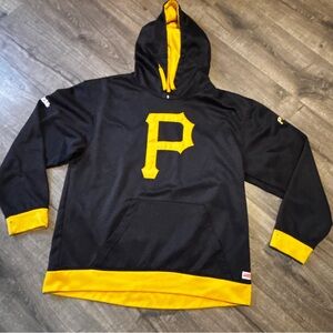 Stitches Black and Gold/Yellow Pittsburgh Pirates Hoodie